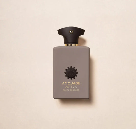 Opus XIV Royal Tobacco (2023) EDP 100ml bottle by Amouage – award-winning tobacco perfume at Fragrance Secrets.  