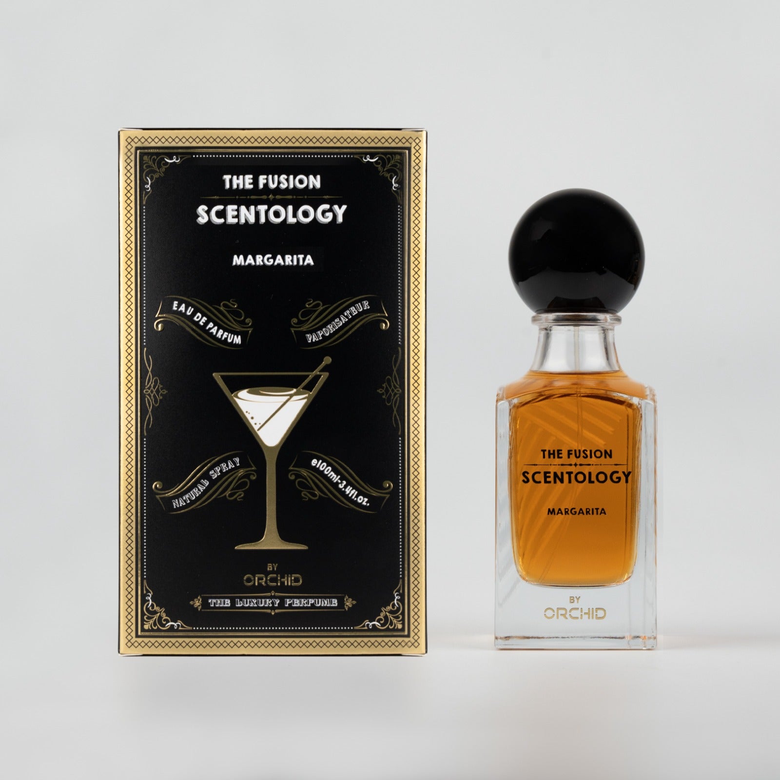 Orchid The Fusion Scentology Margarita Eau De Parfum 100ml Unisex Luxury Perfume Bottle