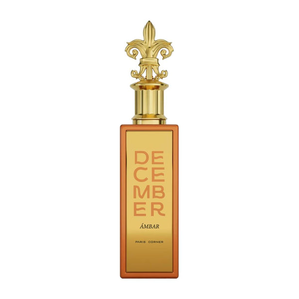 Paris Corner December Ambar Eau De Parfum 85ML Unisex | Oriental Vanilla Gourmand Perfume