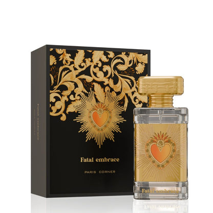 Paris Corner Fatal Embrace Eau De Parfum 100ML unisex perfume bottle with packaging box