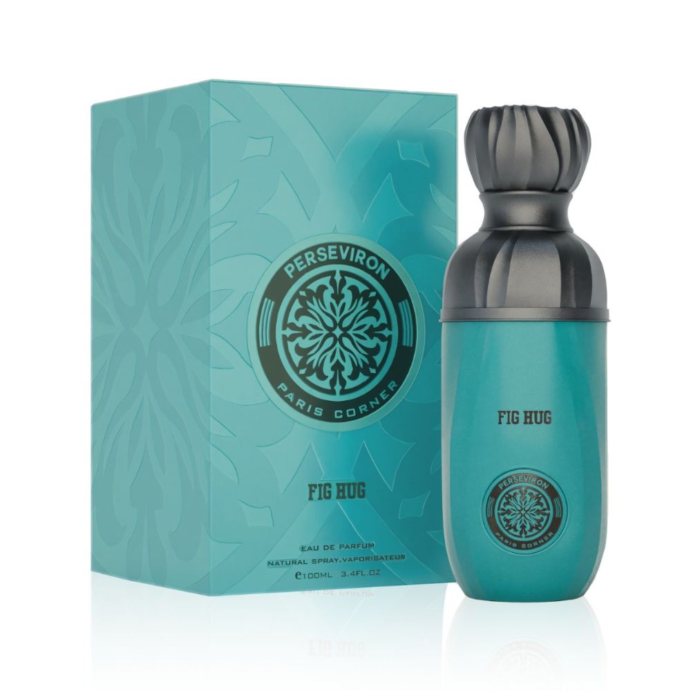 Paris Corner Perseviron Fig Hug Eau De Parfum 100ML unisex perfume bottle with packaging box