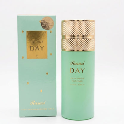 Rasasi Day Eau De Parfum 100ML women perfume bottle with packaging box