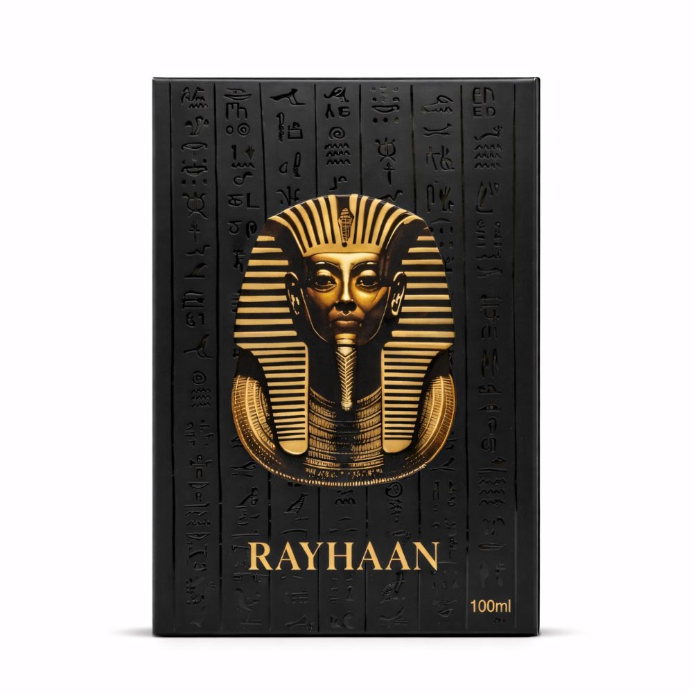 Rayhaan Pharaoh Eau De Parfum 100ML unisex perfume packaging box