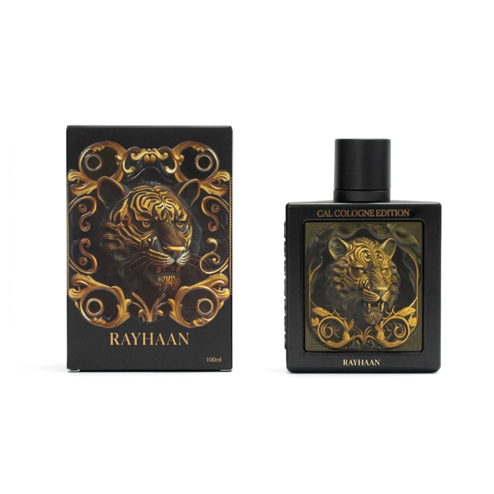 Rayhaan Tiger Eau De Parfum 100ML for Men perfume bottle with original packaging box