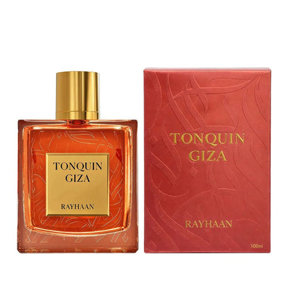 Rayhaan Tonquin Giza Eau De Parfum 100ML unisex perfume bottle with packaging box