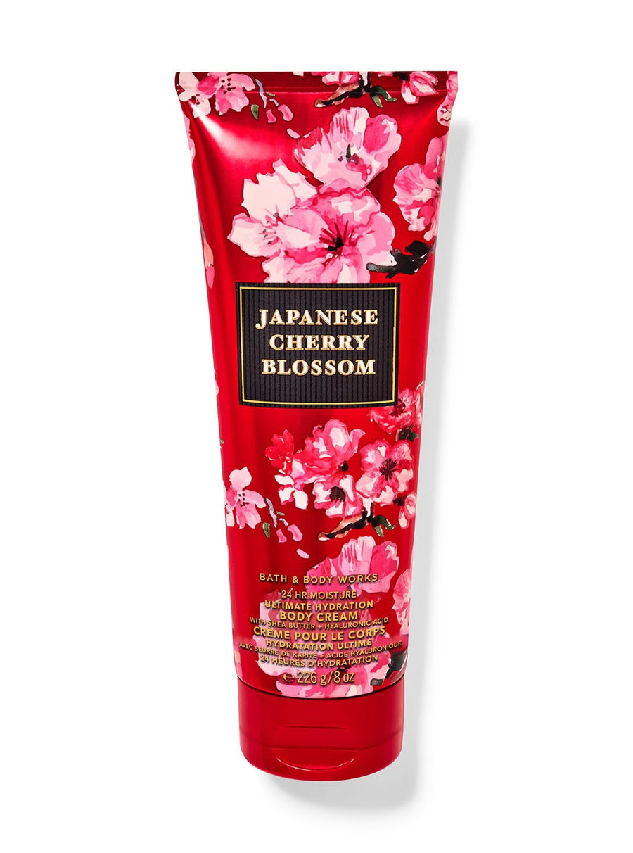 Bath & Body Works Japanese Cherry Blossom Body Cream 226G | Floral Fruity Body Cream