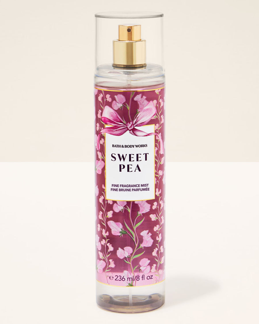 Bath & Body Works Sweet Pea Body Mist 236ML | Fruity Floral Musk Body Mist