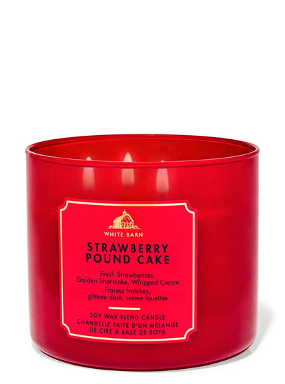 Bath & Body Works Strawberry Pound Cake Candle - Fragrance Secrets