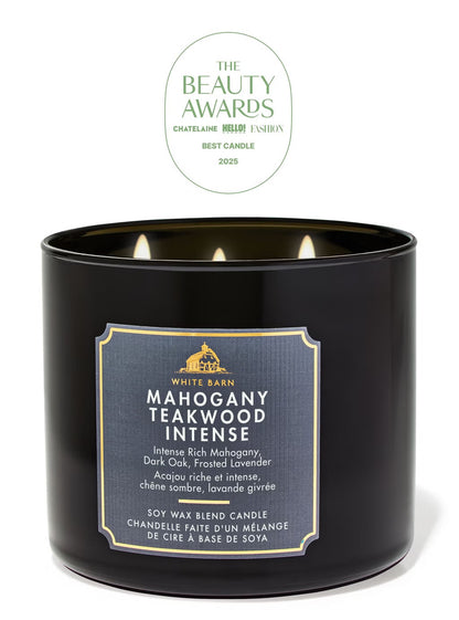 Bath & Body Works Mahogany Teakwood Intense Candle - Fragrance Secrets