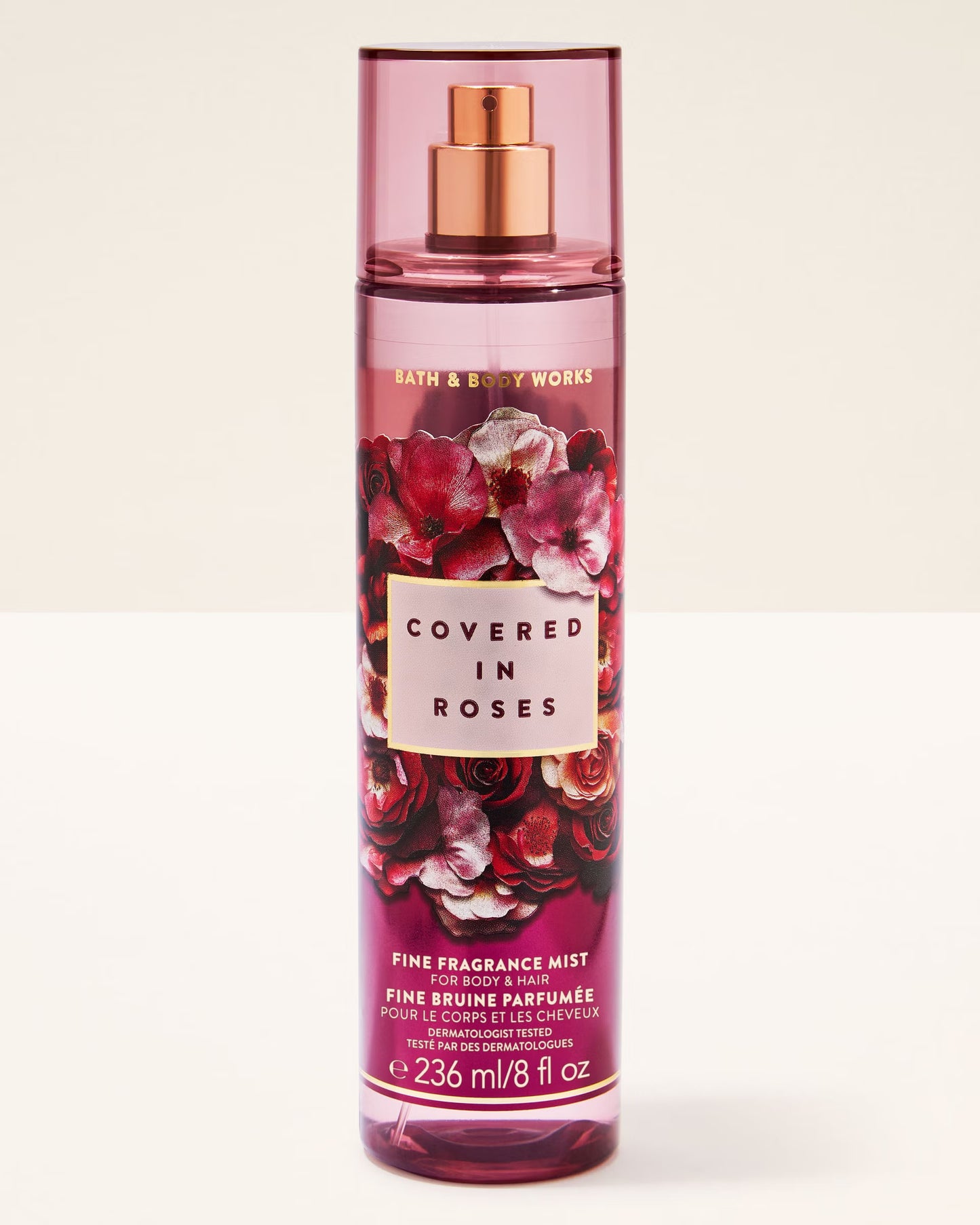 Bath & Body Works Covered In Roses Fine Fragrance Mist 236ML For Women – Fruity Floral Amber Perfume Mist