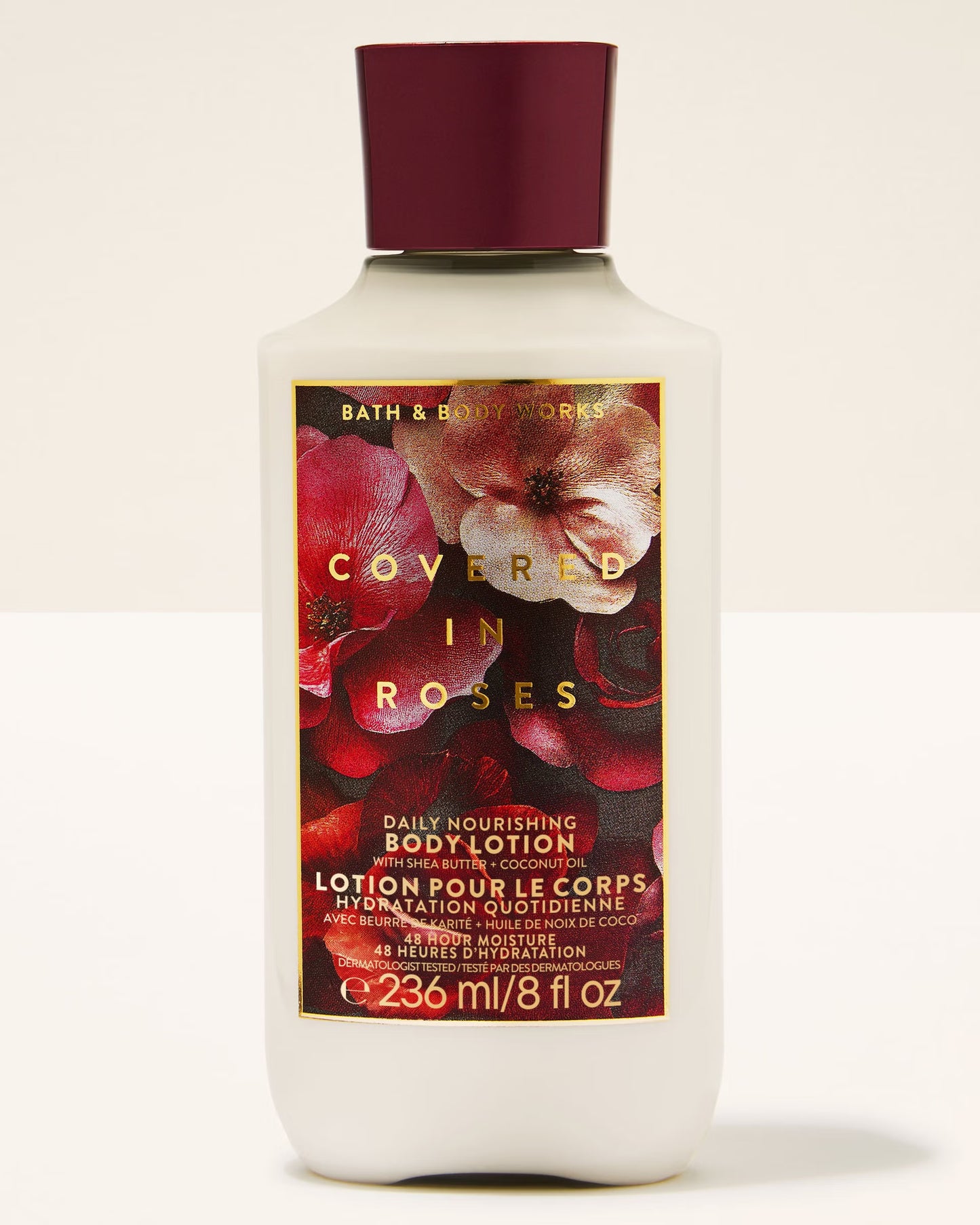 Bath & Body Works Covered In Roses Body Lotion 236ML For Women – Fruity Floral Amber Body Lotion