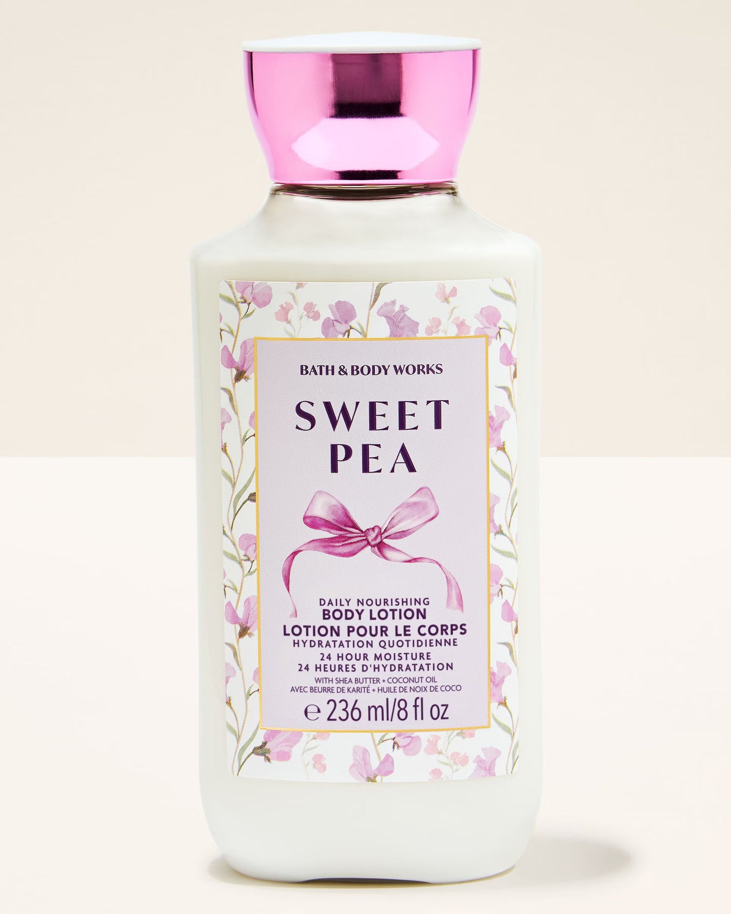 Bath & Body Works Sweet Pea Body Lotion 236ML For Women – Floral Fruity Musk Body Lotion