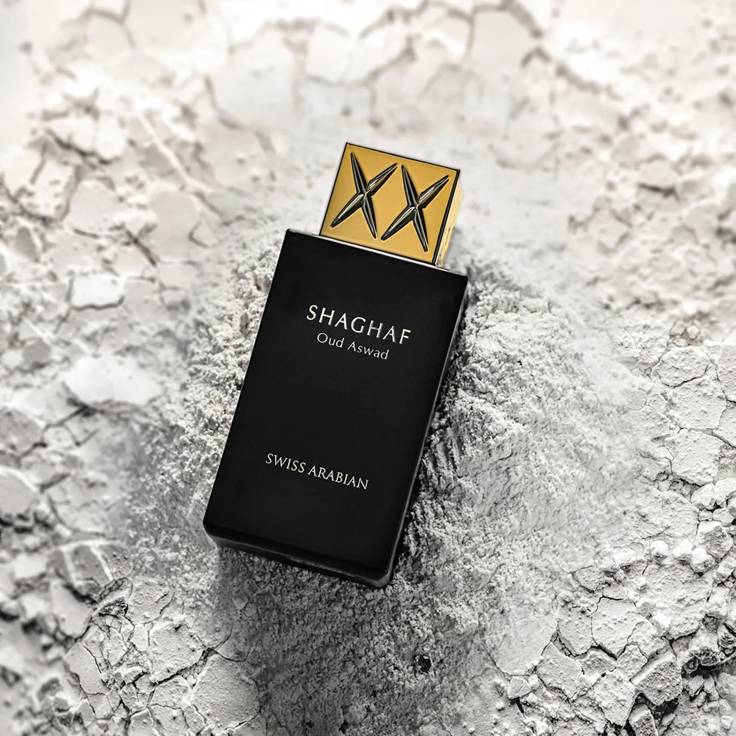 Shaghaf Oud Aswad EDP 75ml spray bottle by Swiss Arabian - Fragrance Secrets  
