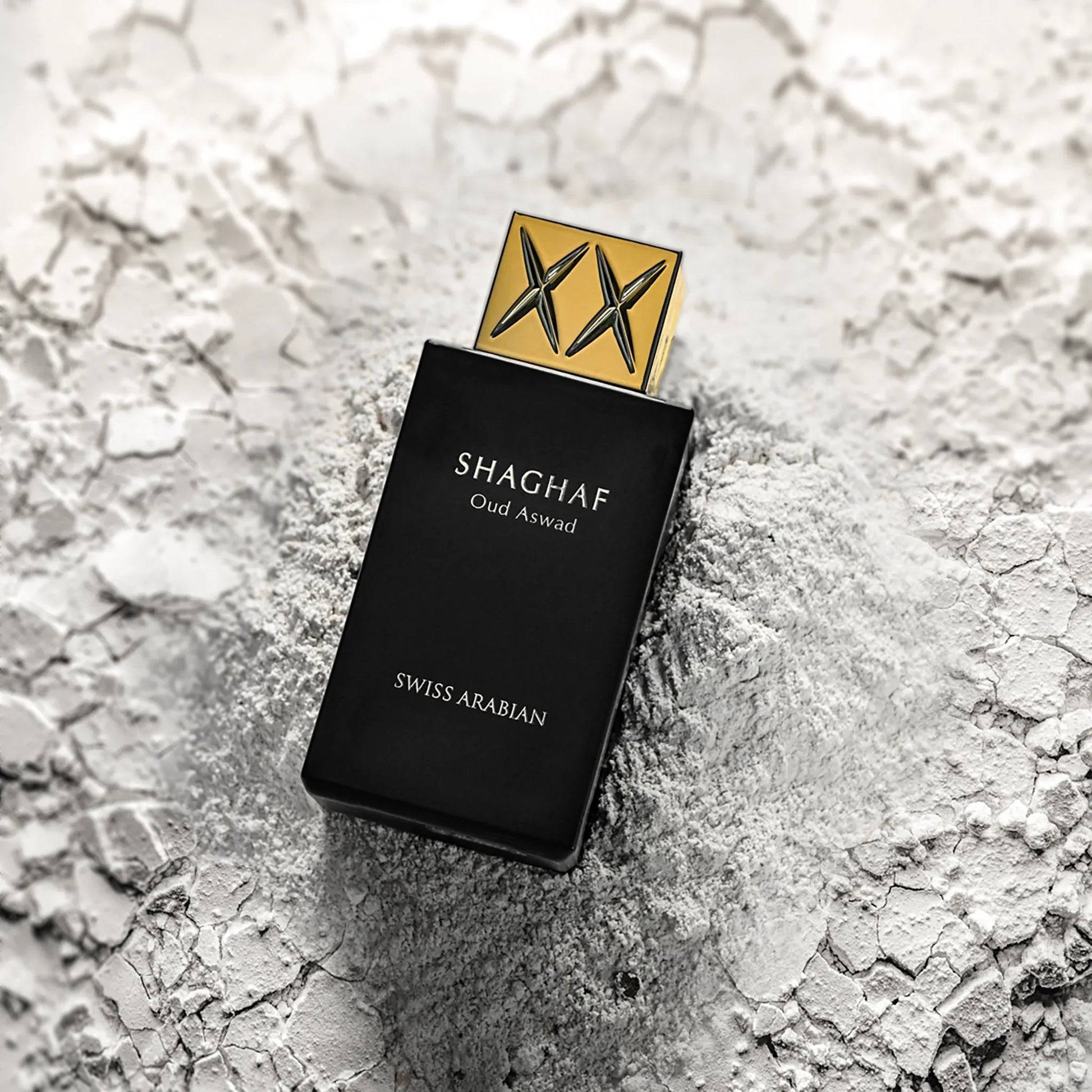 Shaghaf Oud Aswad EDP 75ml spray bottle by Swiss Arabian - Fragrance Secrets  
