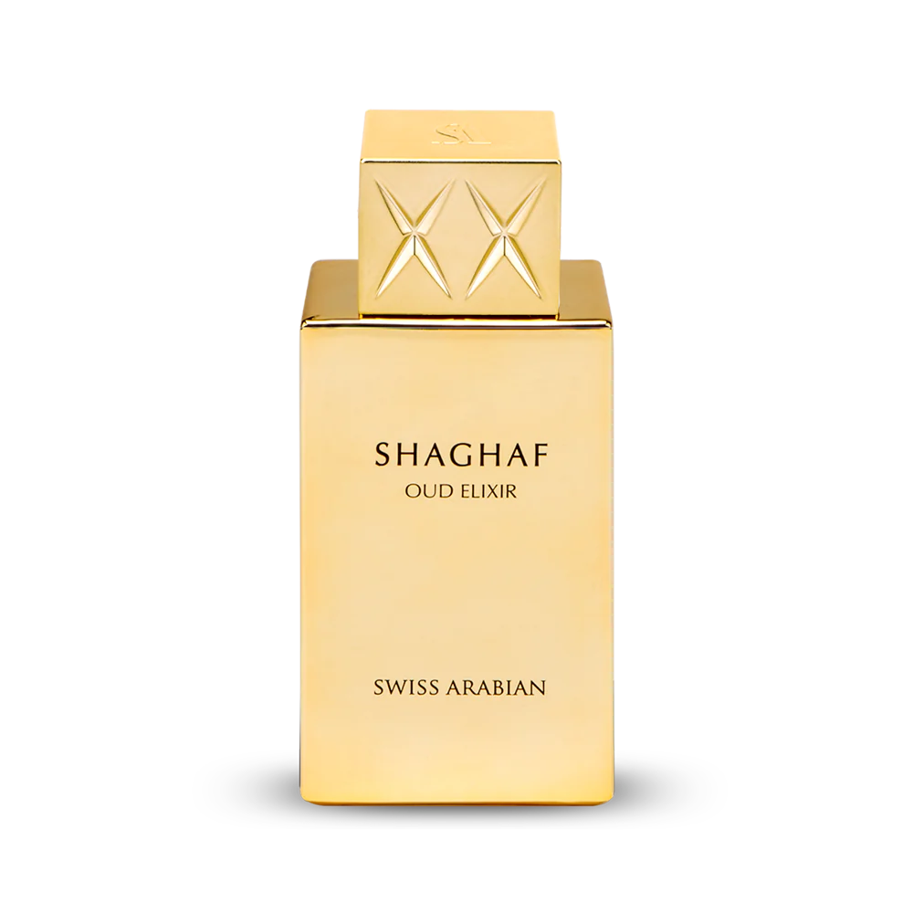 Shaghaf Oud Elixir EDP 75ml spray bottle by Swiss Arabian - Fragrance Secrets  
