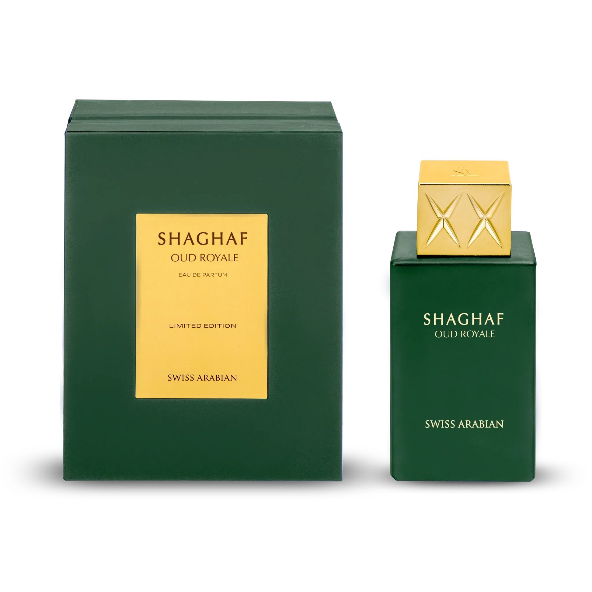 Shaghaf Oud Royale EDP 75ml spray bottle by Swiss Arabian - Fragrance Secrets  
