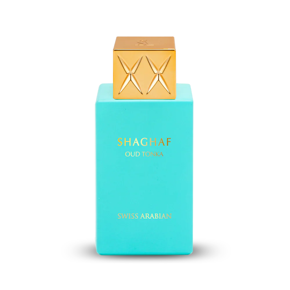 Shaghaf Oud Tonka EDP 75ml spray bottle by Swiss Arabian - Fragrance Secrets  
