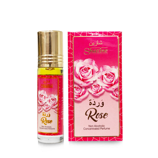 Shazine ROSE 6ml x 6 | Non-Alcoholic Perfume Roll-On | Fragrance Secrets