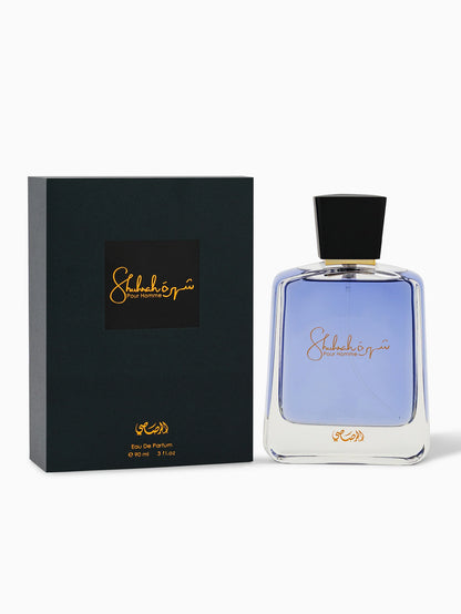 Rasasi Shuhrah Pour Homme Eau De Toilette 90ML For Men – Woody Floral Oud Perfume