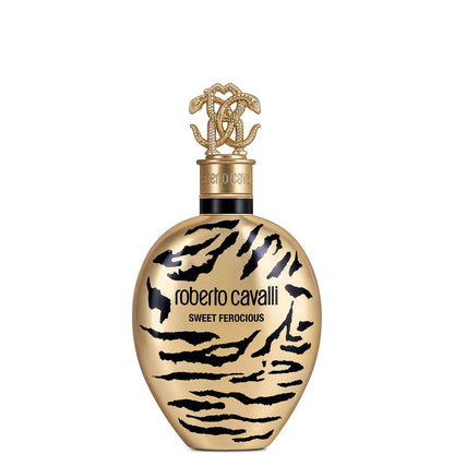 Sweet Ferocious EDP 75ml gold spray bottle by Roberto Cavalli - Fragrance Secrets  

