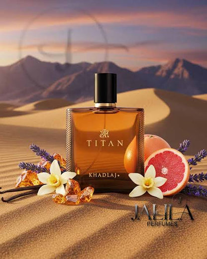 Khadlaj Titan Eau De Parfum 100ML for Men – Spicy Amber Woody Perfume
