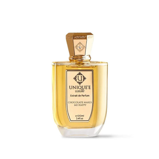 Unique’e Luxury Chocolate Makes Me Happy Extrait De Parfum 100ML unisex perfume bottle