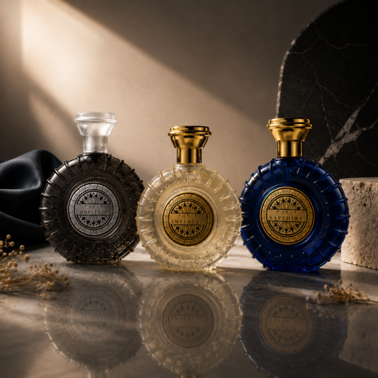 مجموعة عطور العود الفاخرة الثلاثية – 3 عطور تدوم طويلاً من الأكثر مبيعاً (للجنسين)