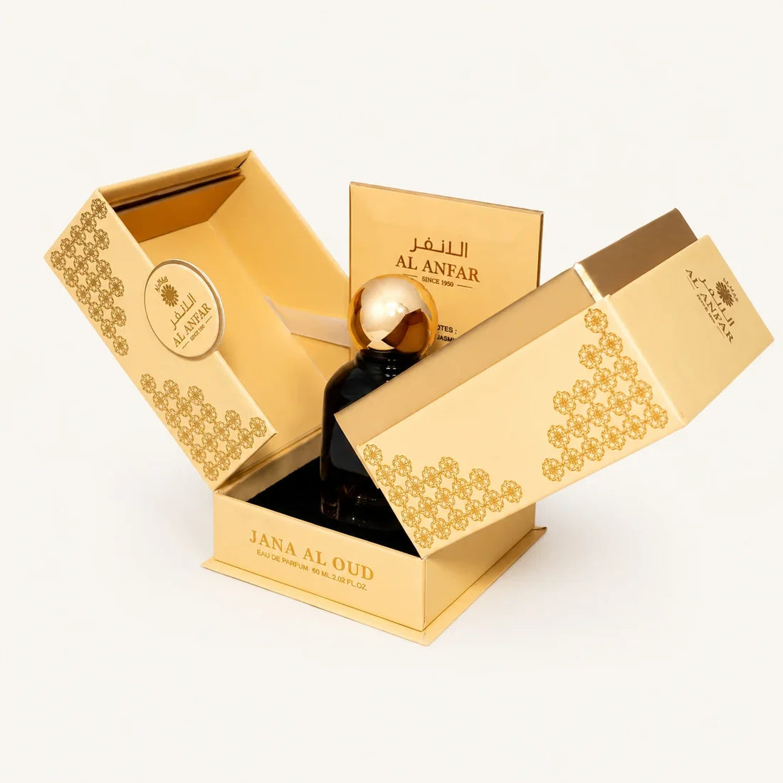 Al Anfar Jana Al Oud Eau De Parfum 60ml – Unisex Oud Perfume