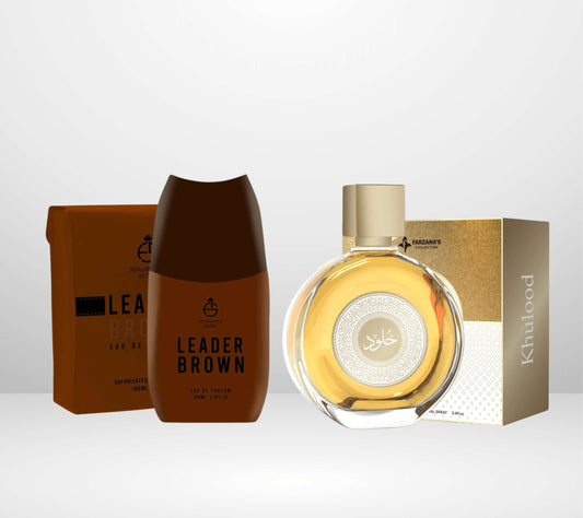 Leader Brown EDP & Khulood EDP 100ML Perfume Offer Bundle all Perfumes