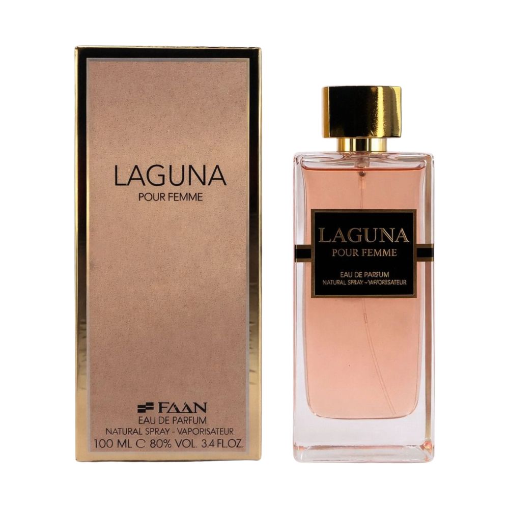 FAAN Laguna Pour Femme Eau De Parfum 100ML for Women perfume bottle with original packaging box