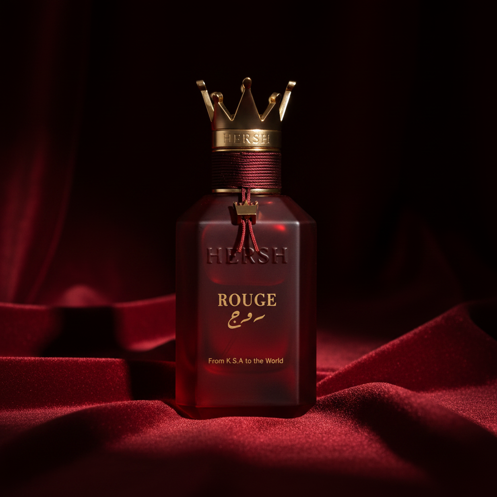 Hersh Rouge EDP – Red Velvet Background