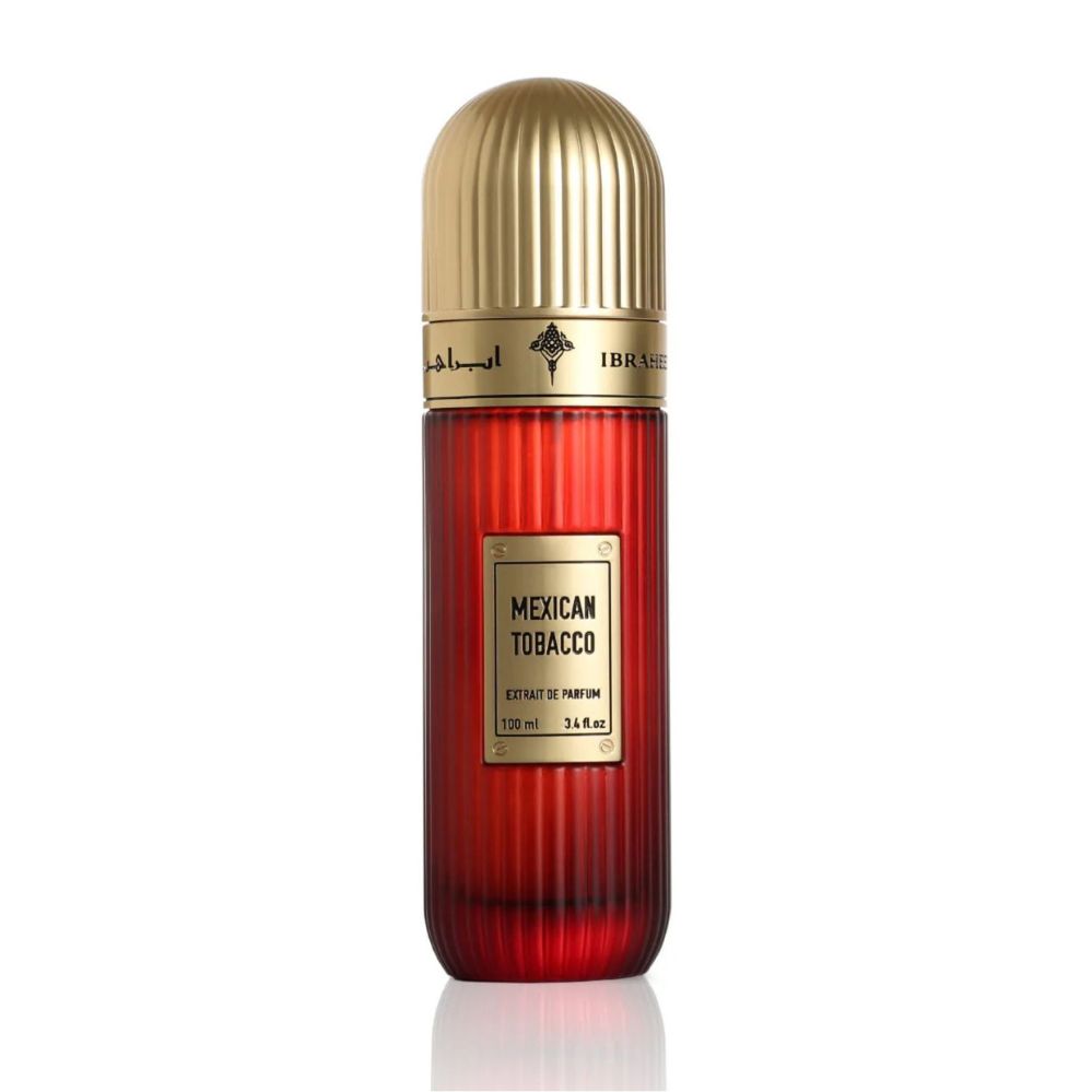 Mexican Tobacco Extrait De Parfum 100ml Unisex by Ibrahim Alqurashi`perfumes bottle