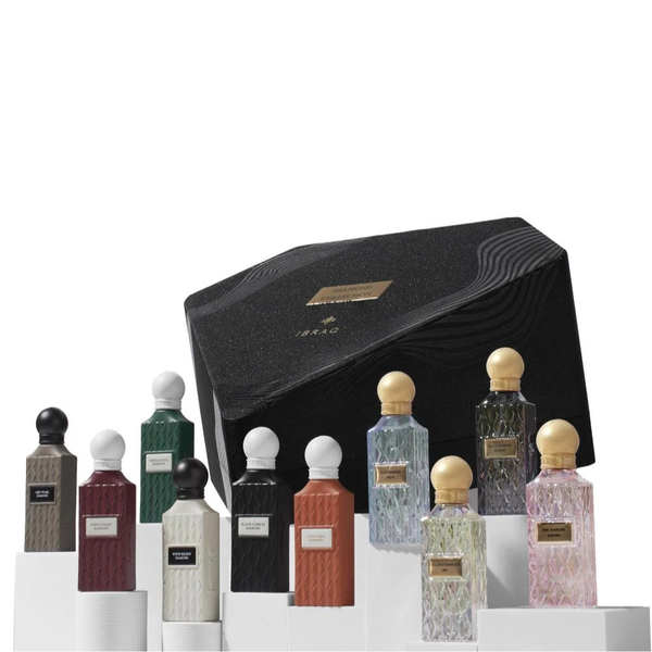 IBRAQ Mega-Mini Diamond 10 x 20ML Eau De Parfum 10-Piece Set Unisex | Fresh Floral Oriental Set