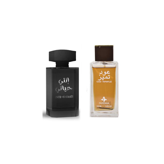 inte hayati and oud tumayiz perfumes