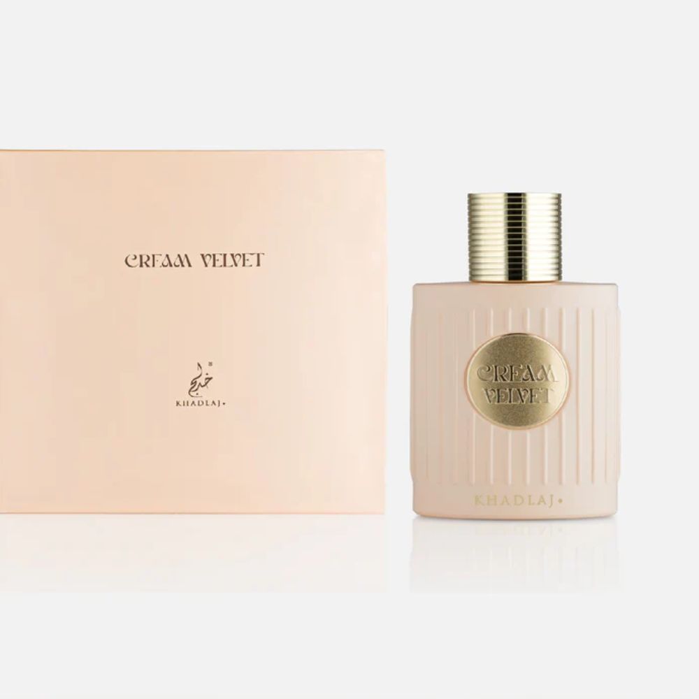 Khadlaj Cream Velvet Extrait De Parfum 100ML for Women – Sweet Vanilla Amber Perfume