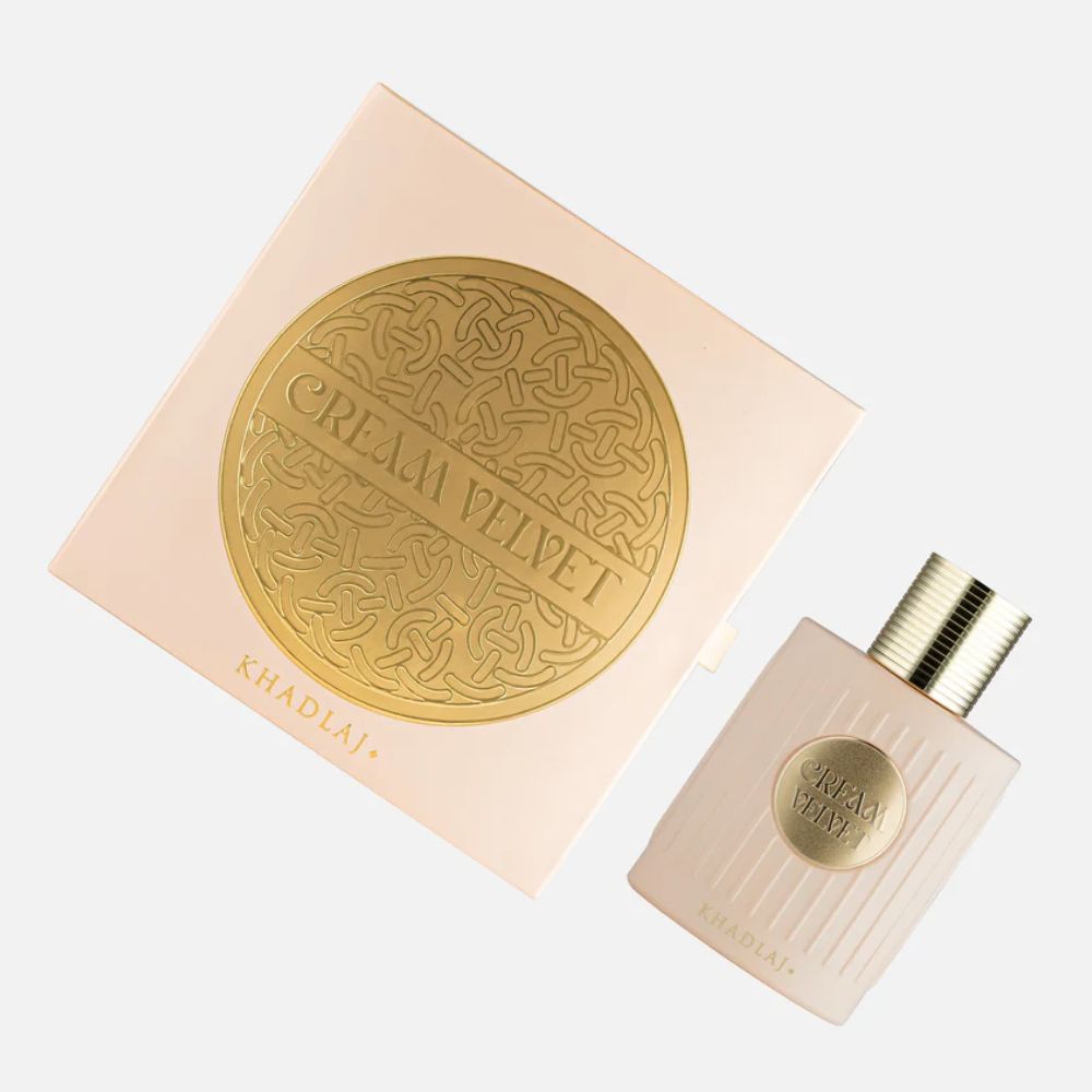 Khadlaj Cream Velvet Extrait De Parfum 100ML for Women – Sweet Vanilla Amber Perfume