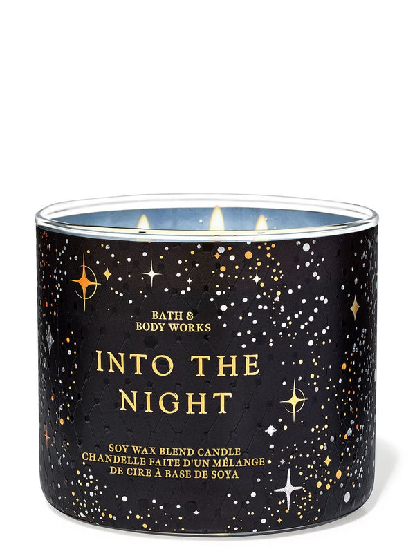 Bath & Body Works Into The Night Candle | Fruity Floral Amber Candle