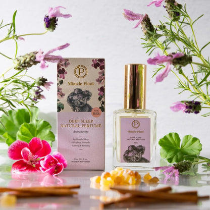 Deep Sleep Natural Perfume for Her by Miracle Plant – 9ml and its box