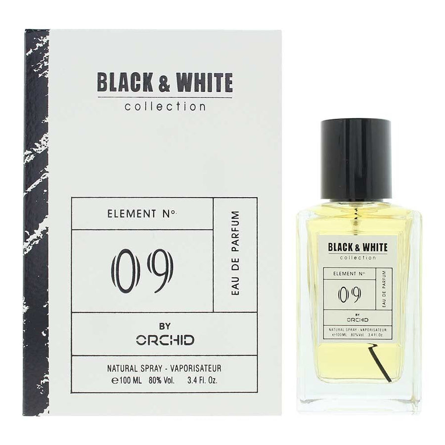 Orchid Black & White Collection Element No.09 EDP 100ML Unisex Perfume | Woody Spicy Musk Perfume