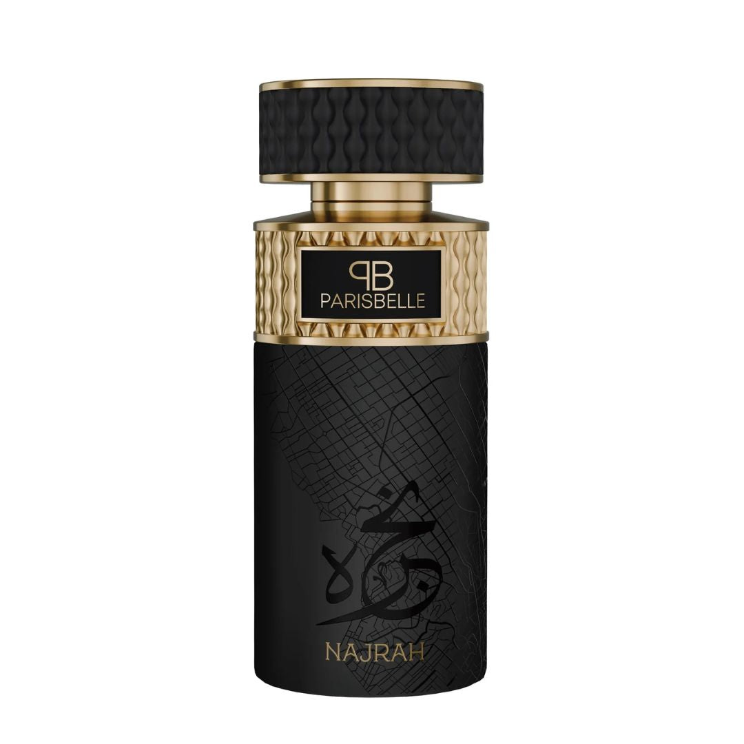 Najrah Extrait De Parfum 100ml floral spicy woody perfume by Parisbelle perfumes bottle