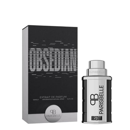 Obsedian Extrait De Parfum 100ml spicy woody perfume by Parisbelle perfumes bottle with box