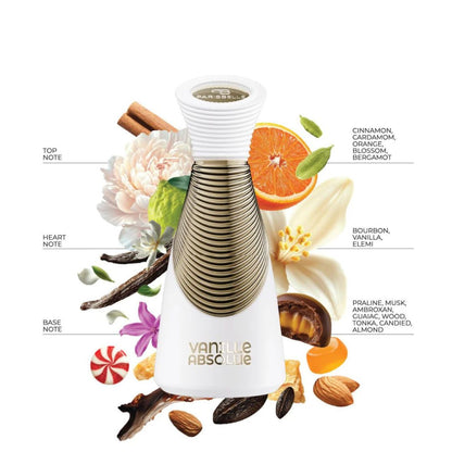 Vanille Absolue Extrait De Parfum 100ml spiced vanilla gourmand perfume by Parisbelle perfumes with notes