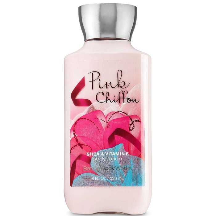 Bath & Body Works Pink Chiffon Body Lotion – Oriental Floral Fragrance for Women