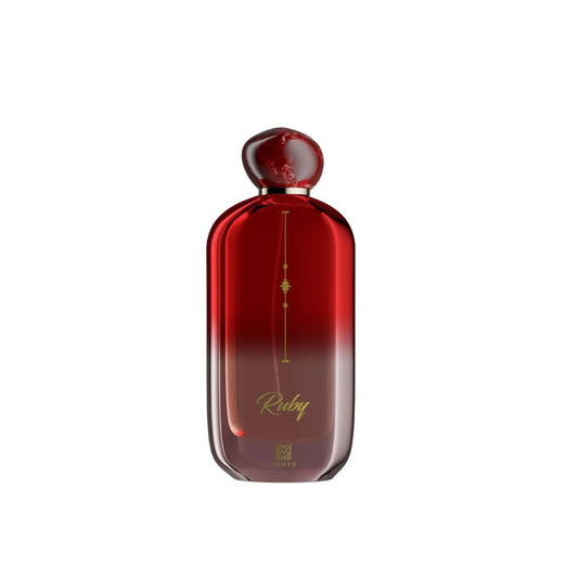 Bottle of Ruby Eau De Parfum 100ml for Women by Ahmed Al Maghribi – Citrus Floral Perfume bottle