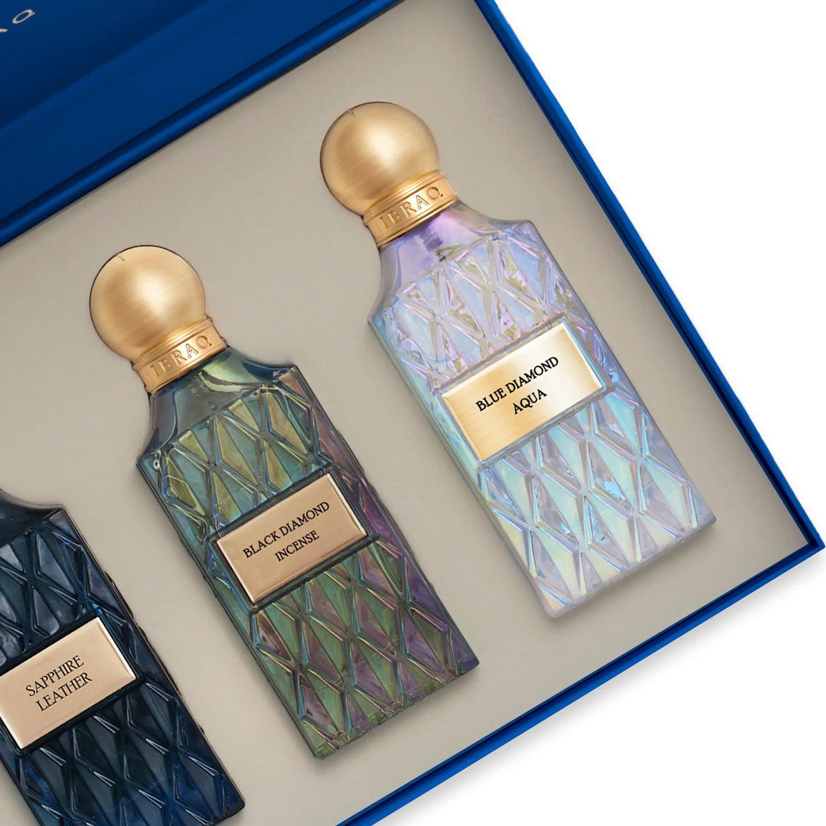 Ibraq Diamond Blue Box 2 75ML 3-Piece Set - Ibraq - Fragrance Secrets